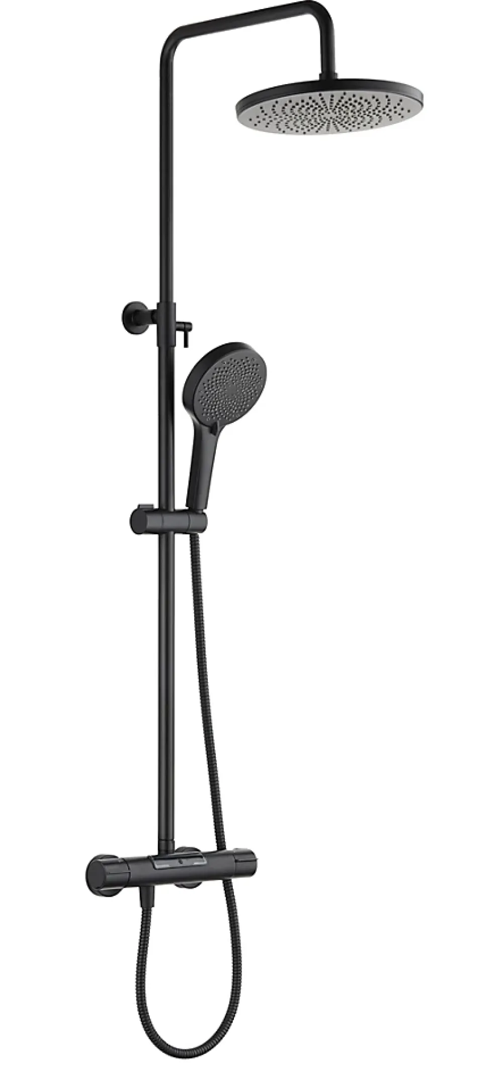 Edouard Rousseau Colonne de douche thermostatique noire XL, Ekogest