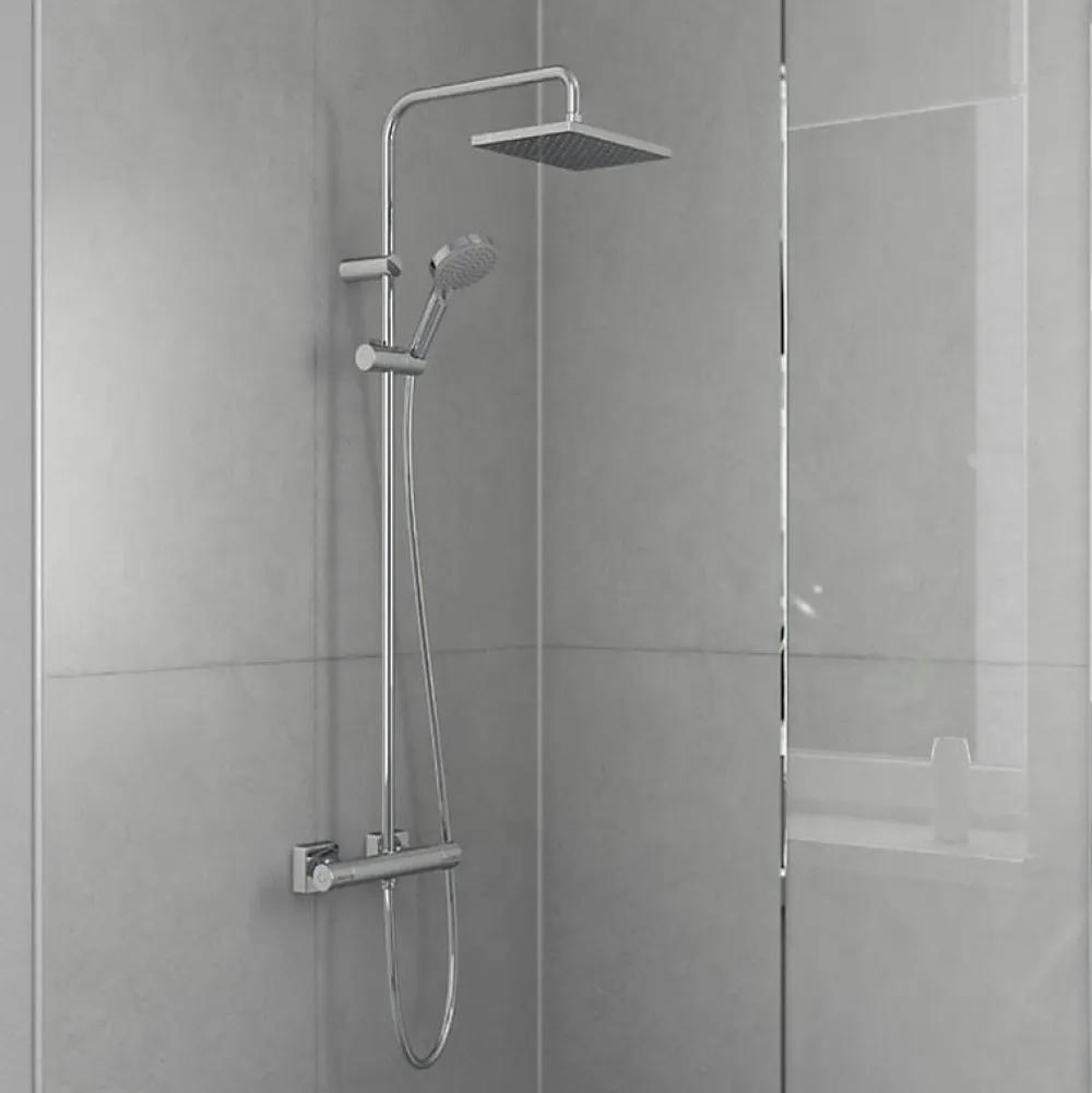 Hansgrohe Colonne de douche thermostatique Vernis Shape 230 chromé