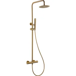Imex Colonne de Douche Thermostatique Anti-Calcaire Or Brossé NAPOLES BTN047/OC