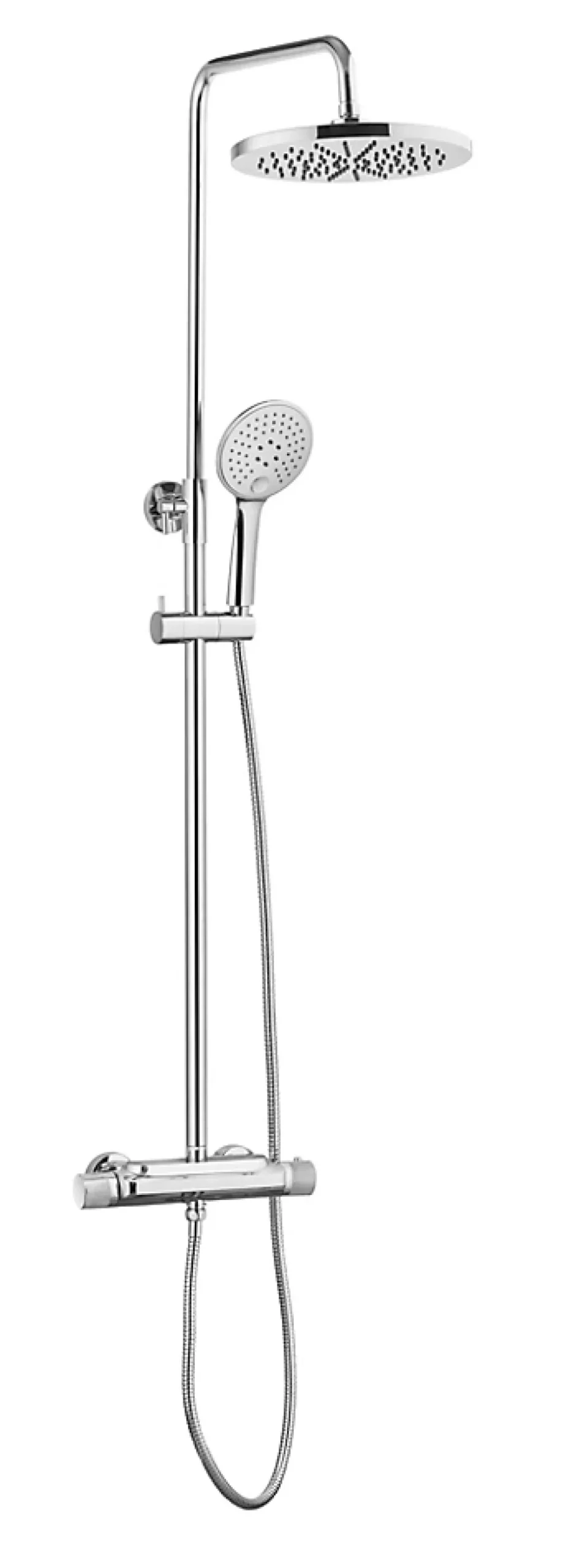 Edouard Rousseau Colonne de douche thermostatique chrome, Volg