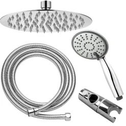 Colonne De Douche Mécanique|Kibath Colonne de douche thermostatique AVEC bec rond 85-115 cm finition chrome poli en laiton