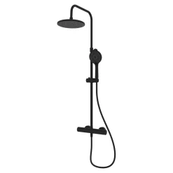 Colonne de douche thermostatique noir Hanalei