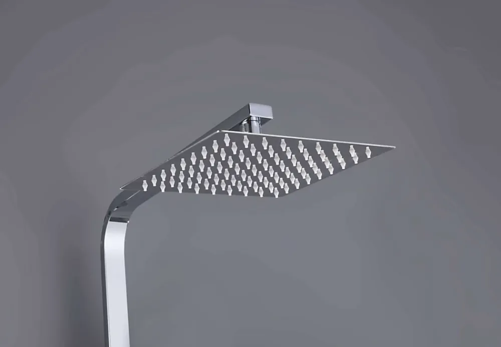 Colonne De Douche Thermostatique|Poalgi Colonne de douche thermostatique avec barre extensible SKY BATH chromé Inox S304 série PARADISE