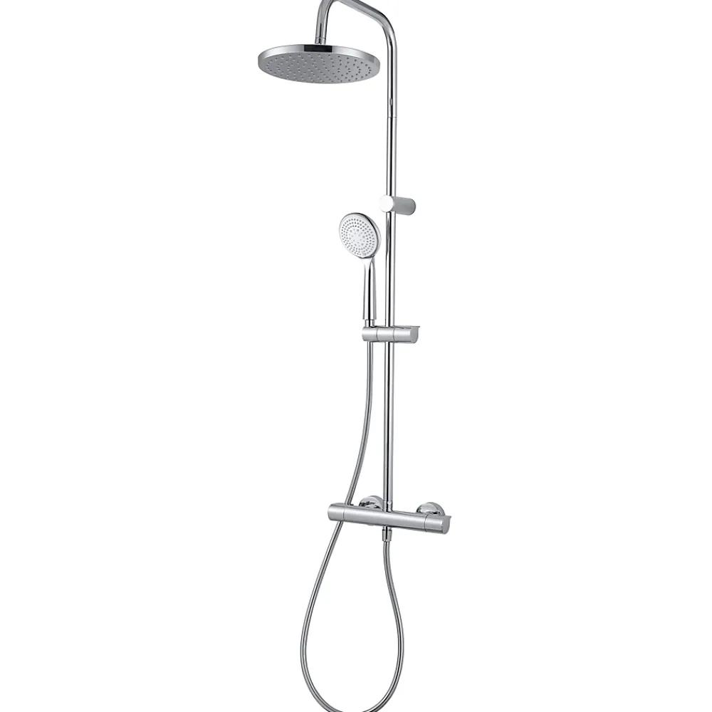 Colonne De Douche Thermostatique|GoodHome Colonne de douche thermostatique Cavally
