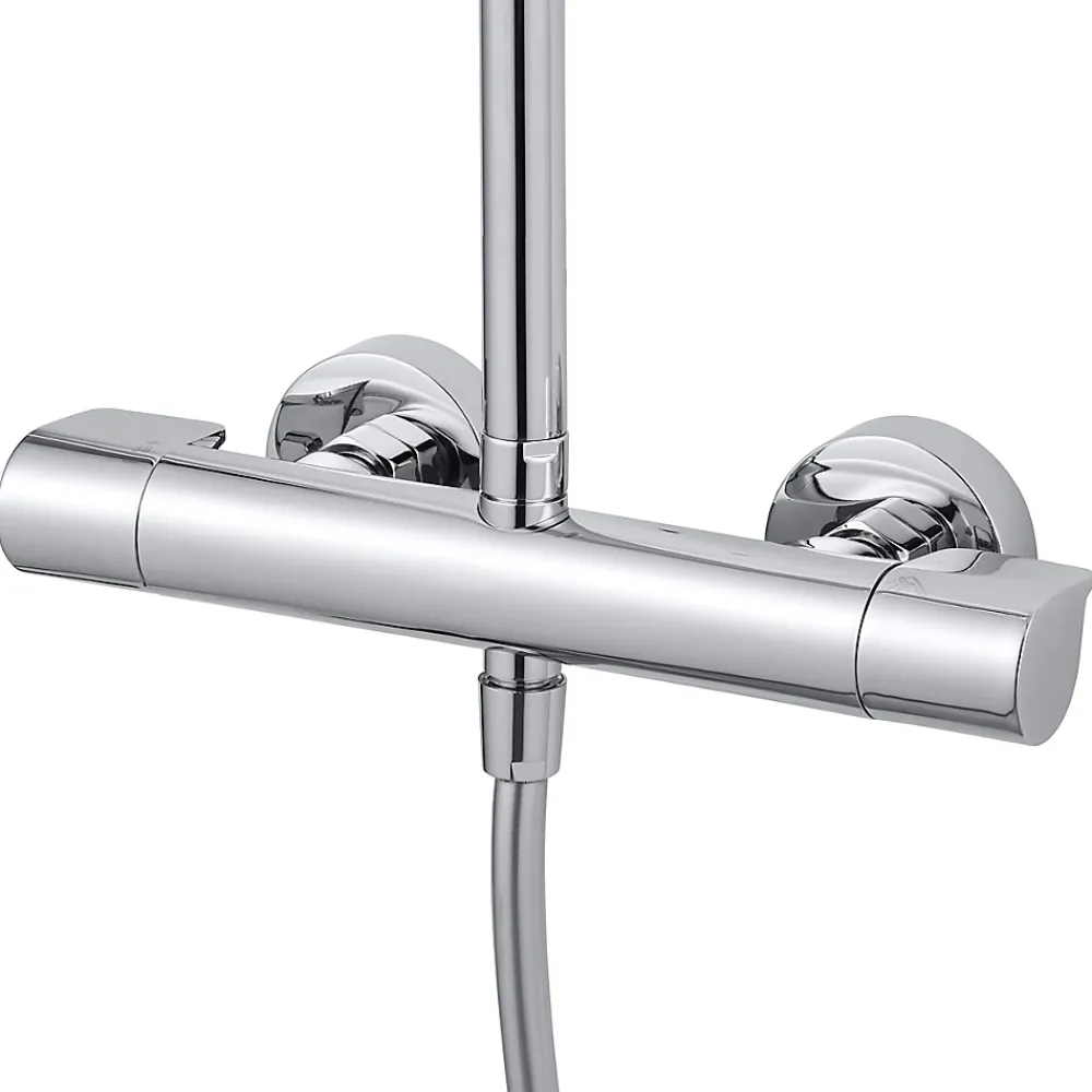 Colonne De Douche Thermostatique|GoodHome Colonne de douche thermostatique Cavally