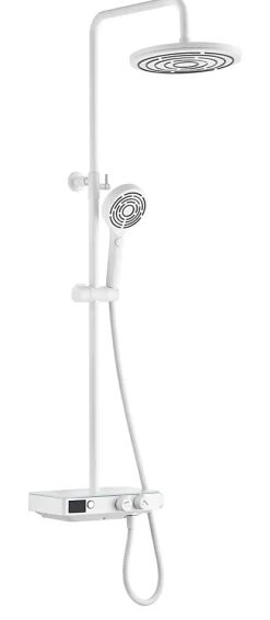 Colonne De Douche Thermostatique|Edouard Rousseau Colonne de douche thermostatique blanche, Ekogest