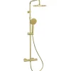 Colonne De Douche Thermostatique|Essebagno Colonne de douche thermostatique or brossé Luisa