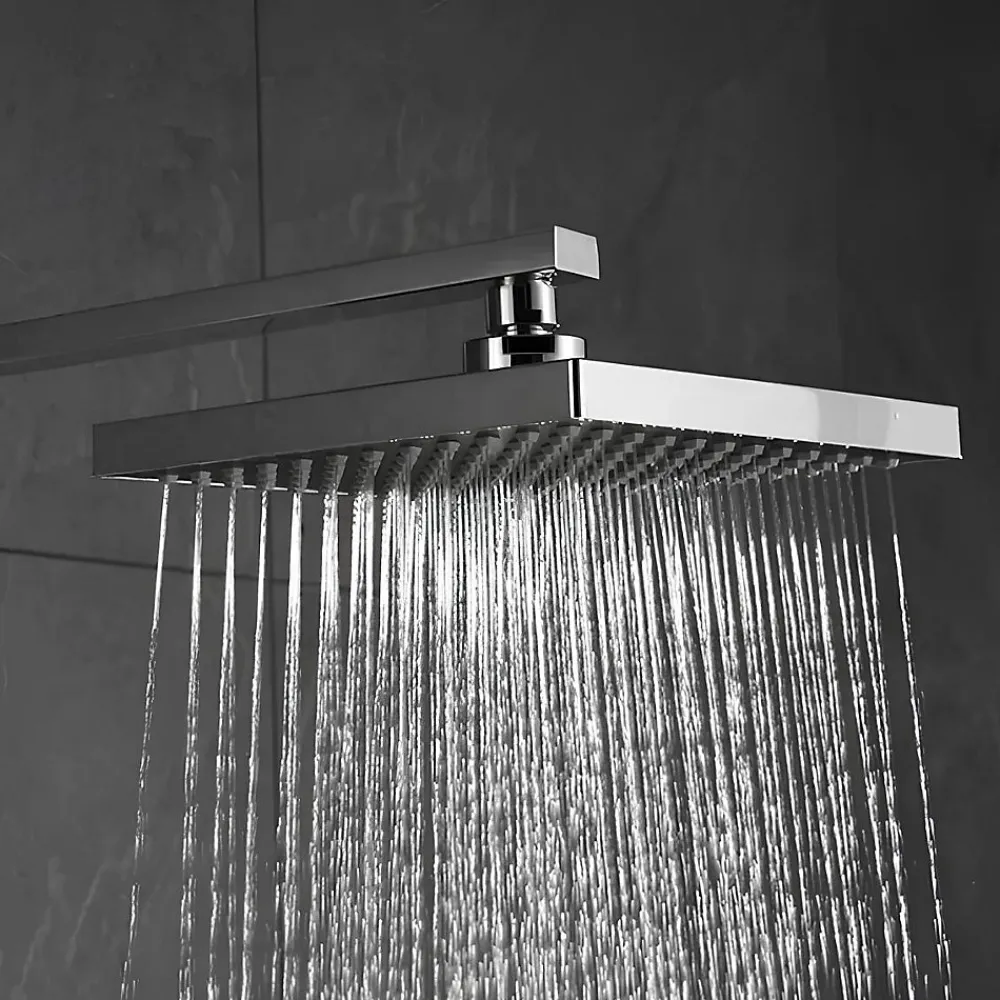 Robinet De Douche|Hudor COLONNE DE DOUCHE THERMOSTATIQUE CHROMÉE COLLECTION ENIPEE