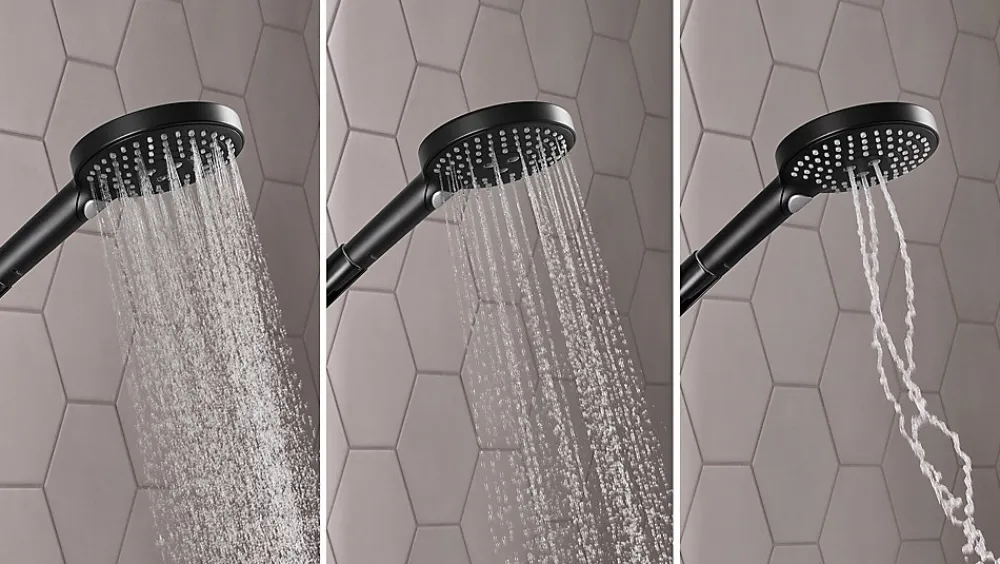 Hansgrohe Colonne de douche thermostatique noir Raindance Select S
