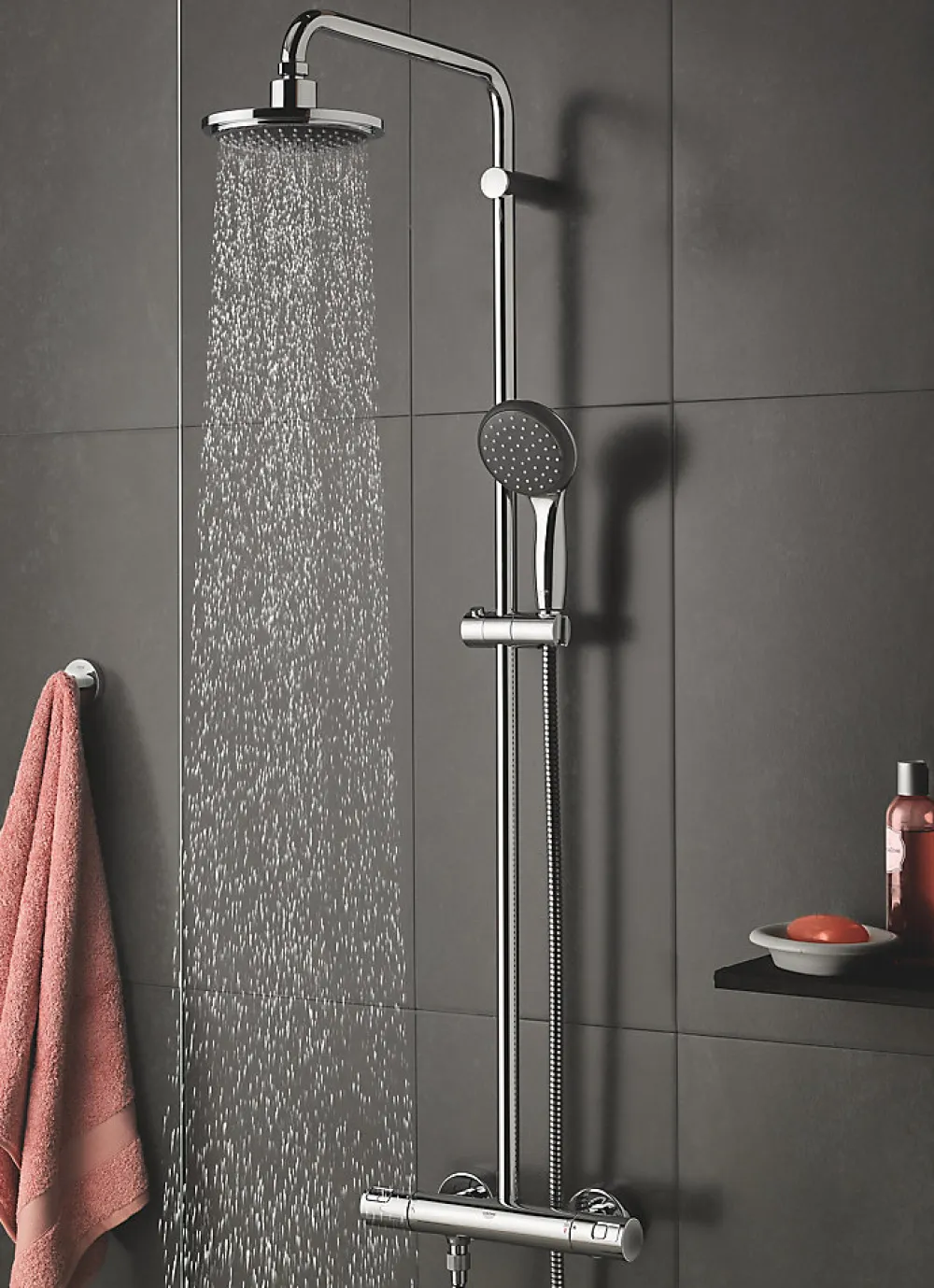Grohe Colonne de douche thermostatique Vitalio Star System 160