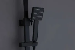 Colonne De Douche Thermostatique|Poalgi Colonne de douche thermostatique avec barre extensible SKY BATH noir mat Inox S304 série PARADISE