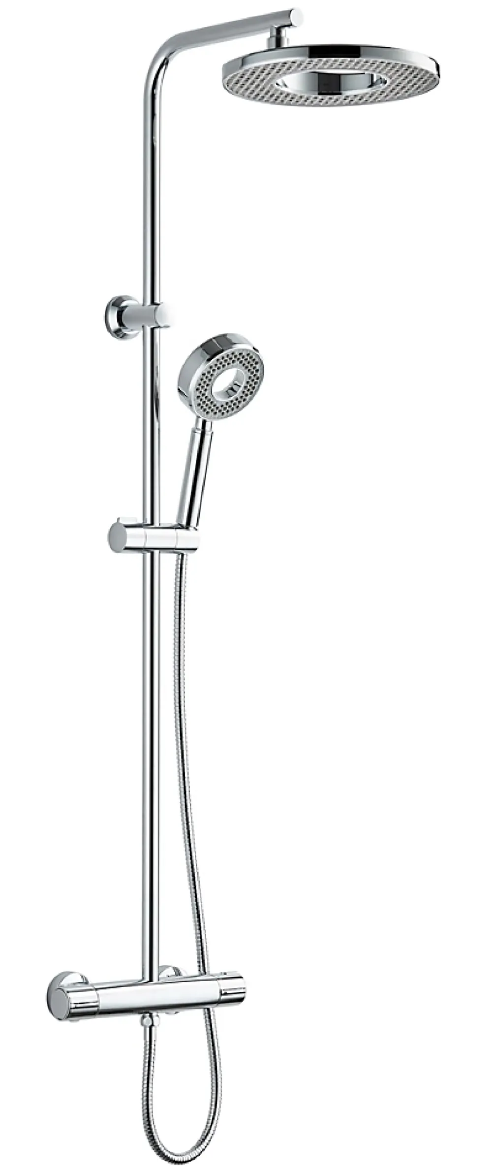 Colonne De Douche Thermostatique|Edouard Rousseau Colonne de douche thermostatique chrome, Hoop