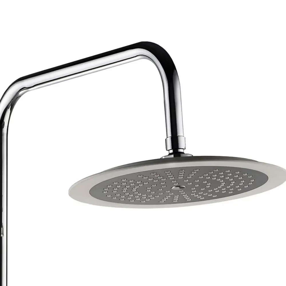 Colonne De Douche Thermostatique|Essebagno Colonne de douche thermostatique chrome et blanc Color