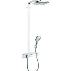 Colonne De Douche Hydromassante|Hansgrohe Colonne de douche thermostatique Raindance Select E 300 EcoSmart avec mitigeur 30 cm chromé