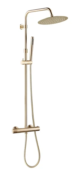 Colonne De Douche Thermostatique|Essebagno Colonne de douche thermostatique, doré, Luisa 250