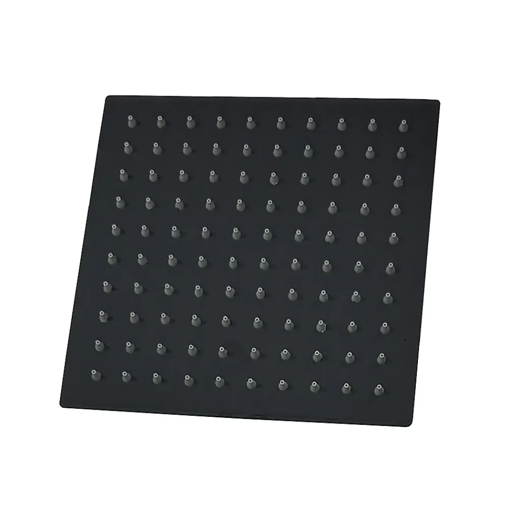 Colonne De Douche Thermostatique|AICA Sanitaire Colonne de douche thermostatique avec pomme de tête, douchette et flexible,noir mat, AICA