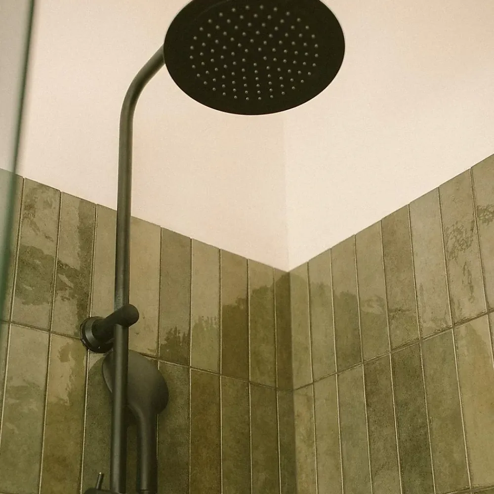 Colonne De Douche Thermostatique|Essebagno Colonne de douche thermostatique noire mate Essegoia