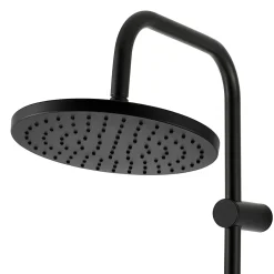 Colonne De Douche Thermostatique|GoodHome Colonne de douche thermostatique noir mat Cavally