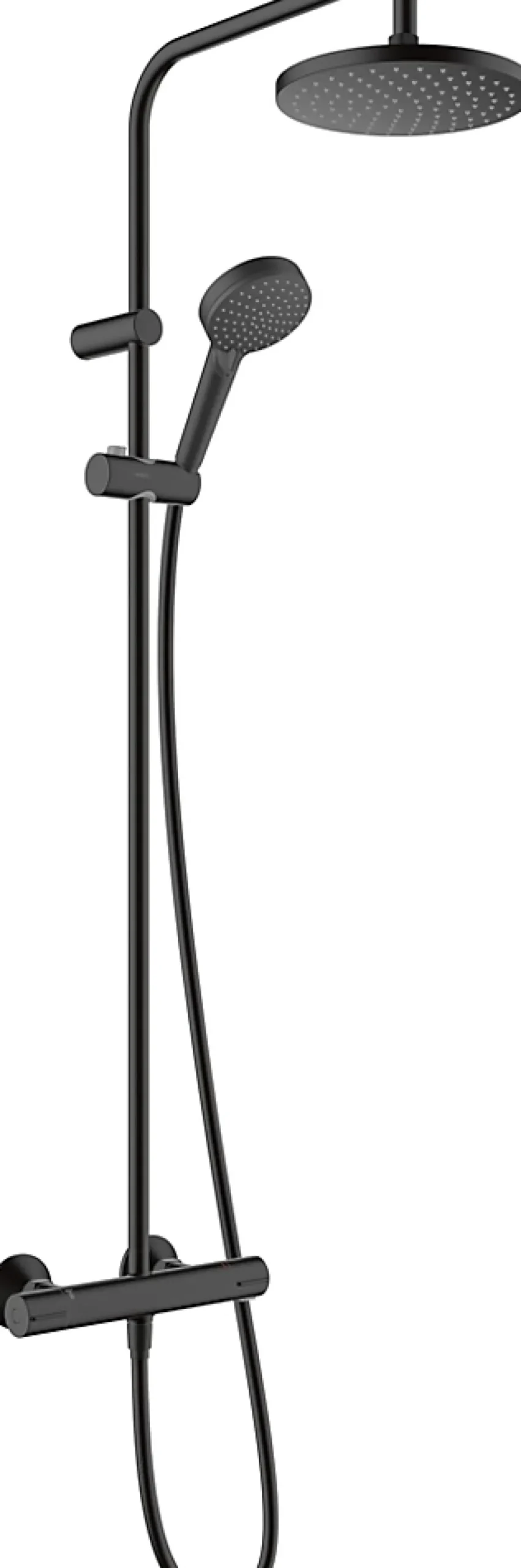 Colonne De Douche Thermostatique|Hansgrohe Colonne de douche thermostatique noir mat Vernis Blend