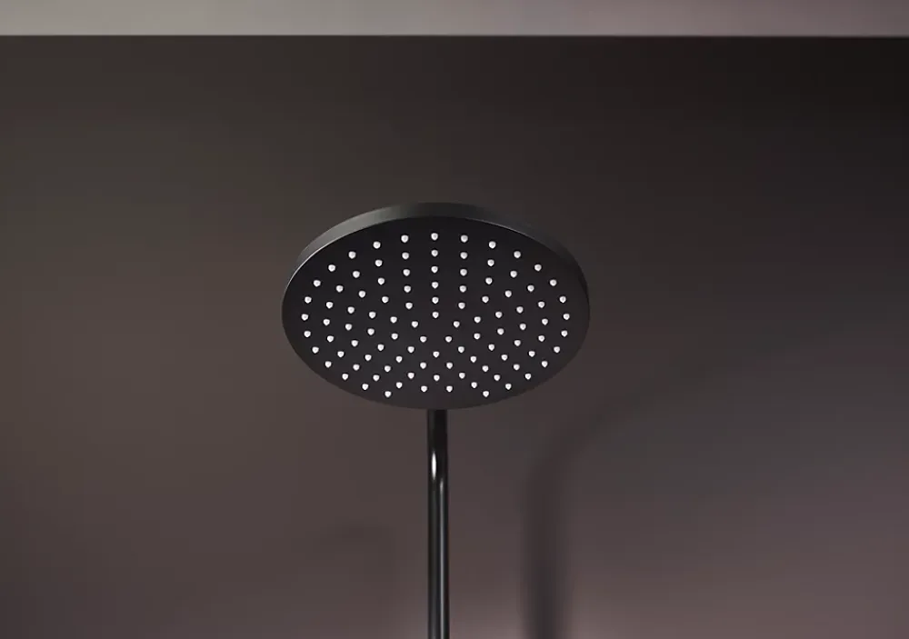 Colonne De Douche Thermostatique|Hansgrohe Colonne de douche thermostatique noir mat Vernis Blend
