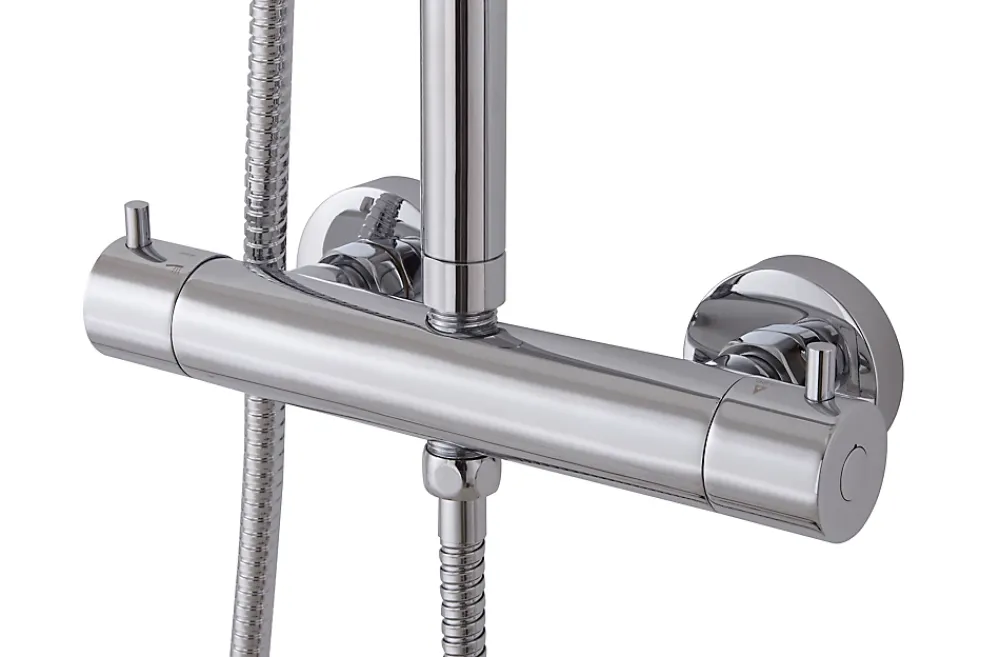Colonne De Douche Thermostatique|Cooke & Lewis Colonne de douche thermostatique GoodHome Weddell