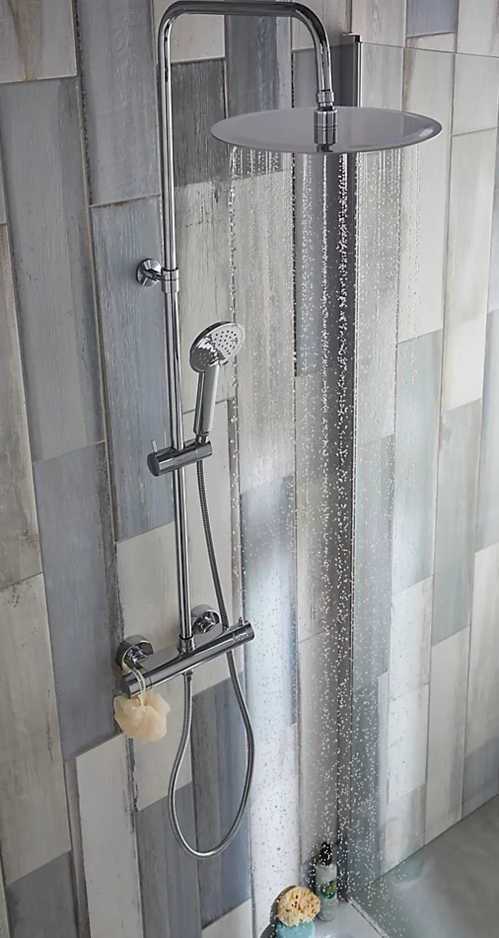 Colonne De Douche Thermostatique|Cooke & Lewis Colonne de douche thermostatique GoodHome Weddell