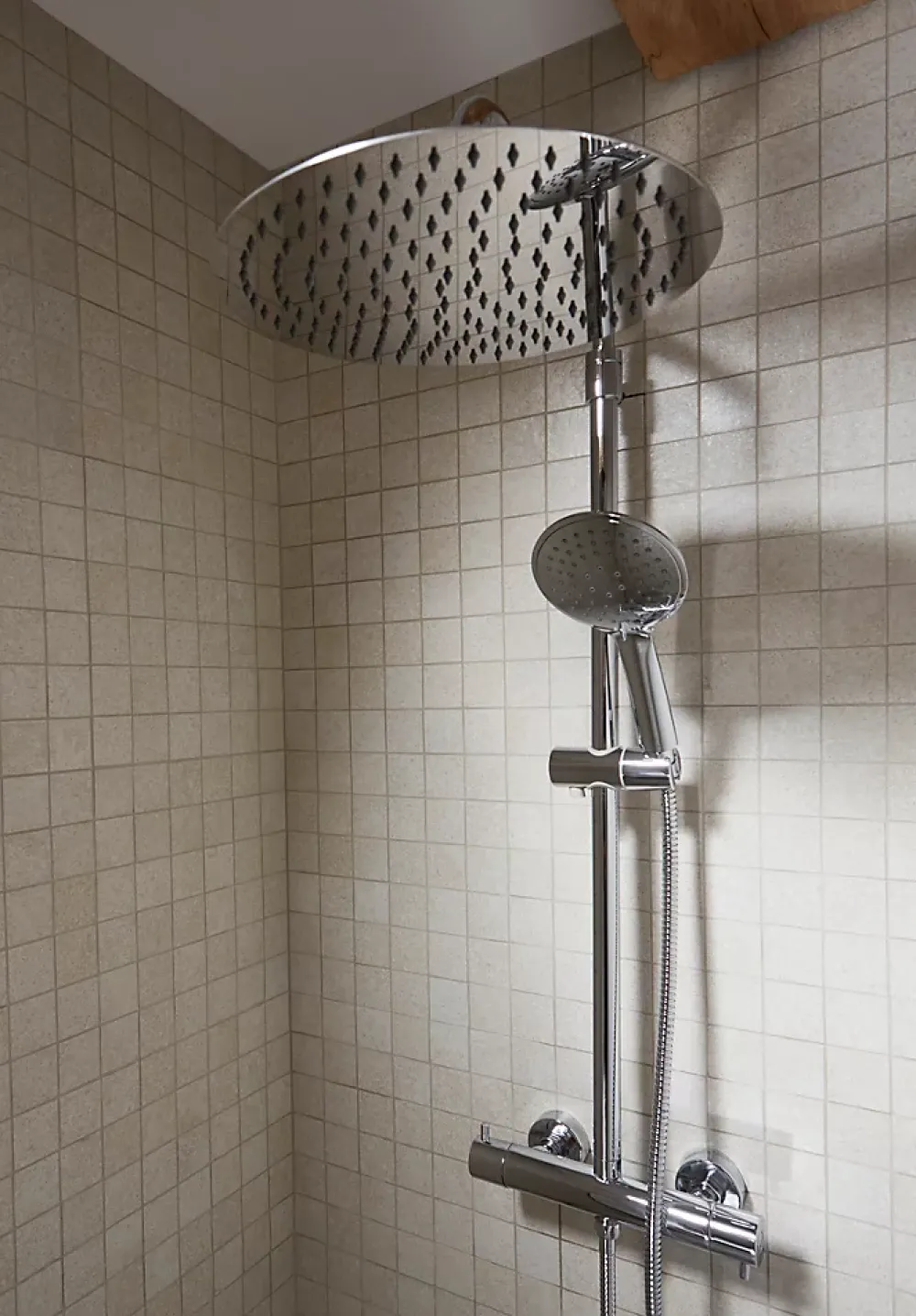 Colonne De Douche Thermostatique|Cooke & Lewis Colonne de douche thermostatique GoodHome Weddell