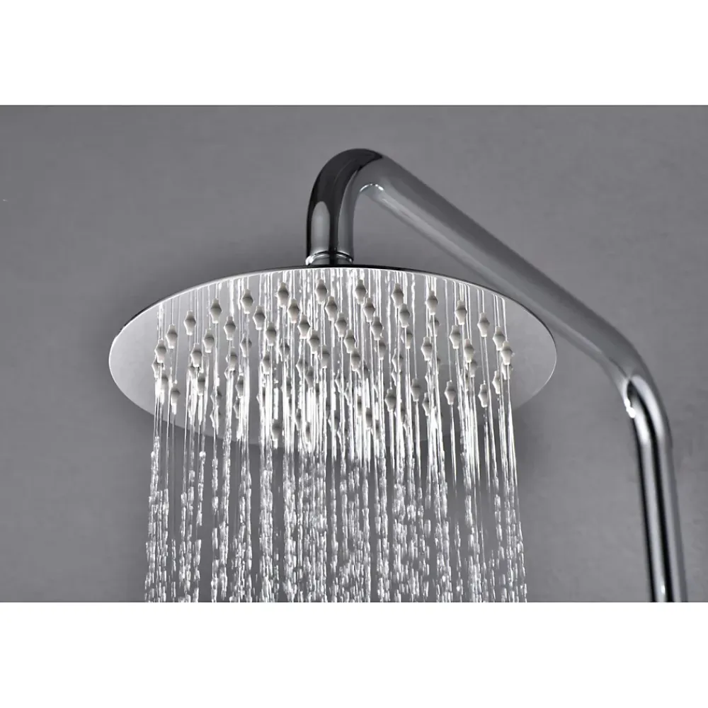 Colonne De Douche Thermostatique|Imex Colonne de douche thermostatique - Monza - Diamètre tête de douche : 300 mm - Coloris: or brossé