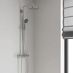 Colonne De Douche Thermostatique|Grohe Colonne de douche thermostatique chrome Vitalio Start 2