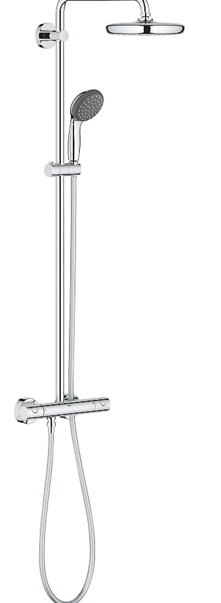 Colonne De Douche Thermostatique|Grohe Colonne de douche thermostatique chrome Vitalio Start 2