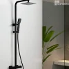 Colonne De Douche Thermostatique|Imex Colonne de Douche Thermostatique Anti-Calcaire Noir Mat VIGO BTV013/NG