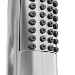 Colonne De Douche Thermostatique|GoodHome Colonne de douche thermostatique + barre réglable + douchette + flexible, chrome, Owens