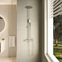 Colonne De Douche Thermostatique|Vitra Colonne de douche Aquaheat Bliss 250