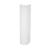 GoodHome Colonne de lavabo en céramique blanc brillant l.17,3 x H.67,9 x P.16,9 cm Tasi