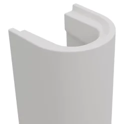 GoodHome Colonne de lavabo en céramique blanche blanche l.21 x H.70,3 x P.18,5 cm, Endell