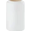 Sanindusa Colonne de lavabo Unu céramique traditionnelle blanc