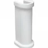 Sanindusa Colonne de lavabo Vintage blanc