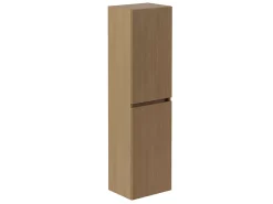 Colonne De Salle De Bains|T-Bath Colonne de salle de bain KIVE 2 portes 150x40x31,6 cm chêne