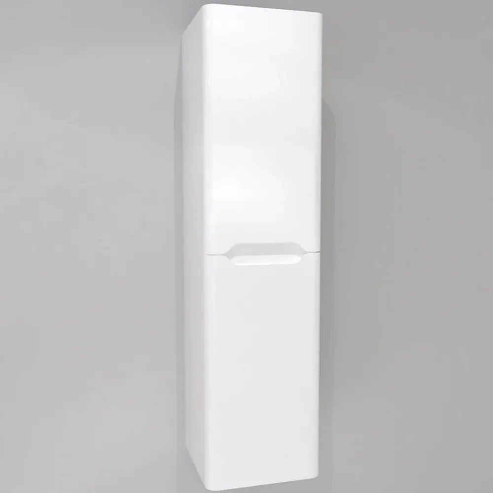 Colonne De Salle De Bains|Sanitaire Colonne de salle de bain LUNA 135cm Blanc Brillant