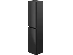 T-Bath Colonne de salle de bain NELI 2 portes 140x30x27 cm gris anthracite