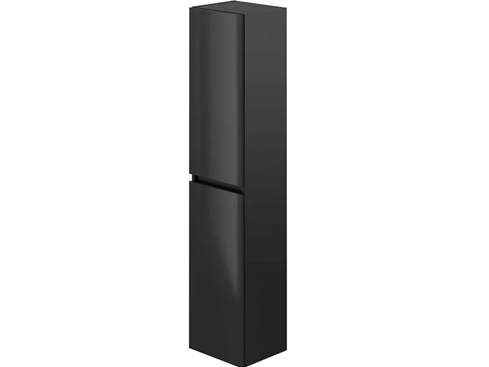T-Bath Colonne de salle de bain NELI 2 portes 140x30x27 cm gris anthracite