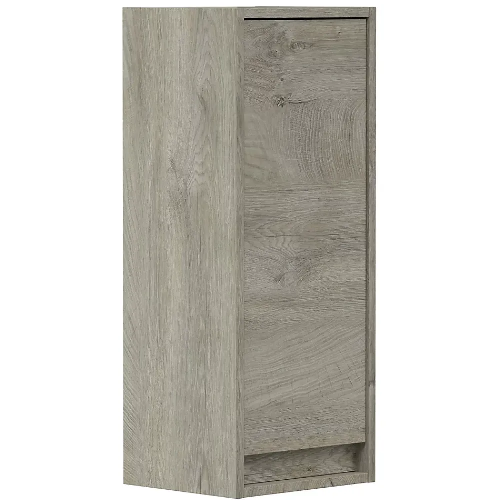 Meuble De Salle De Bains Faible Profondeur|Vs Venta-Stock Colonne de salle de bain Devin 1 porte, couleur ciel d'Alaska