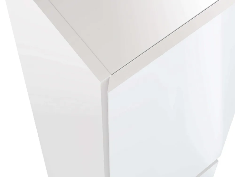 T-Bath Colonne de salle de bain NELI 2 portes 140x30x27 cm blanc