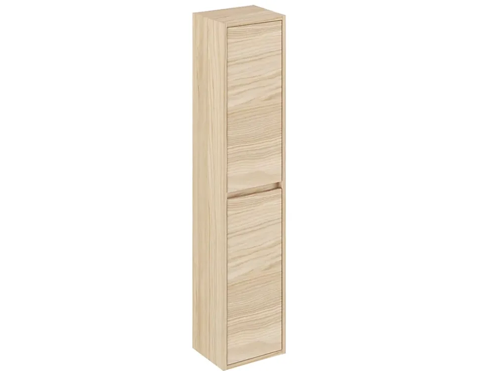 T-Bath Colonne de salle de bain DINEY 2 portes 140x30x25 cm orme