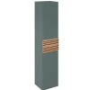 Colonne De Salle De Bains|Decotec Colonne de salle de bains à suspendre 2 portes ouverture droite l.35 x H.160 x P.31,2 cm vert toundra, Archi