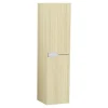 Colonne de salle de bains effet bois 2 portes 1 tiroir l.30 x H.120 x P.30 cm, Tolima
