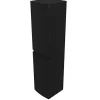 Colonne de salle de bains noir mat Vague 30 cm