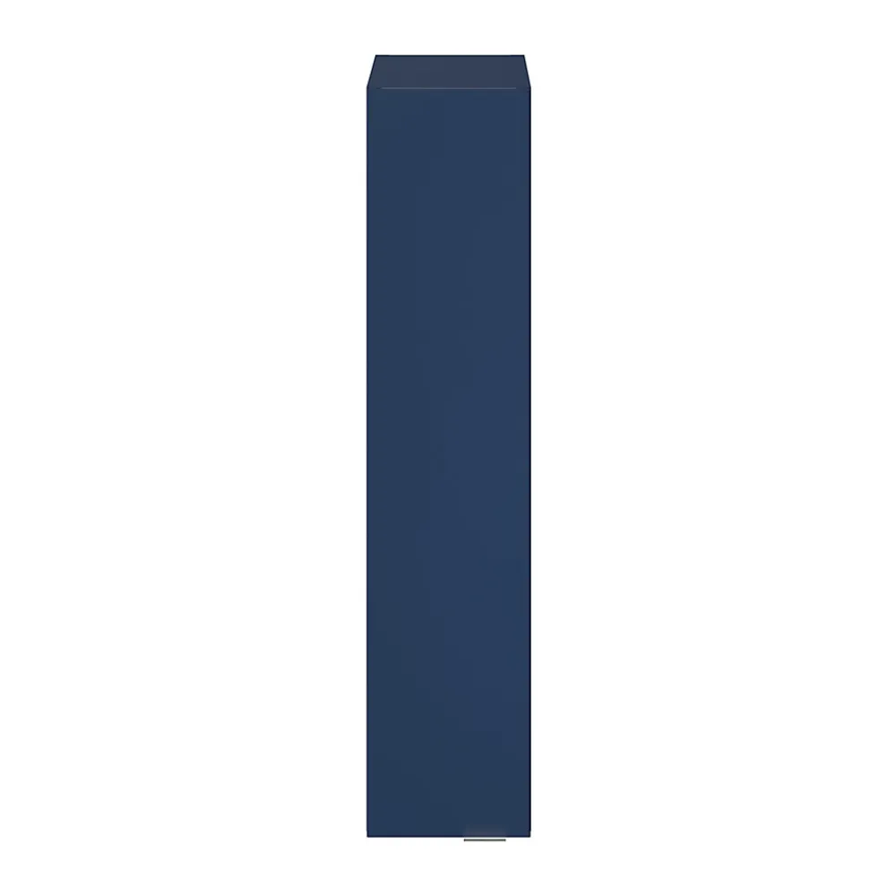 GoodHome Colonne de salle de bains suspendue faible largeur bleu nuit mat l.20 x H.90 x P.36 cm, Imandra