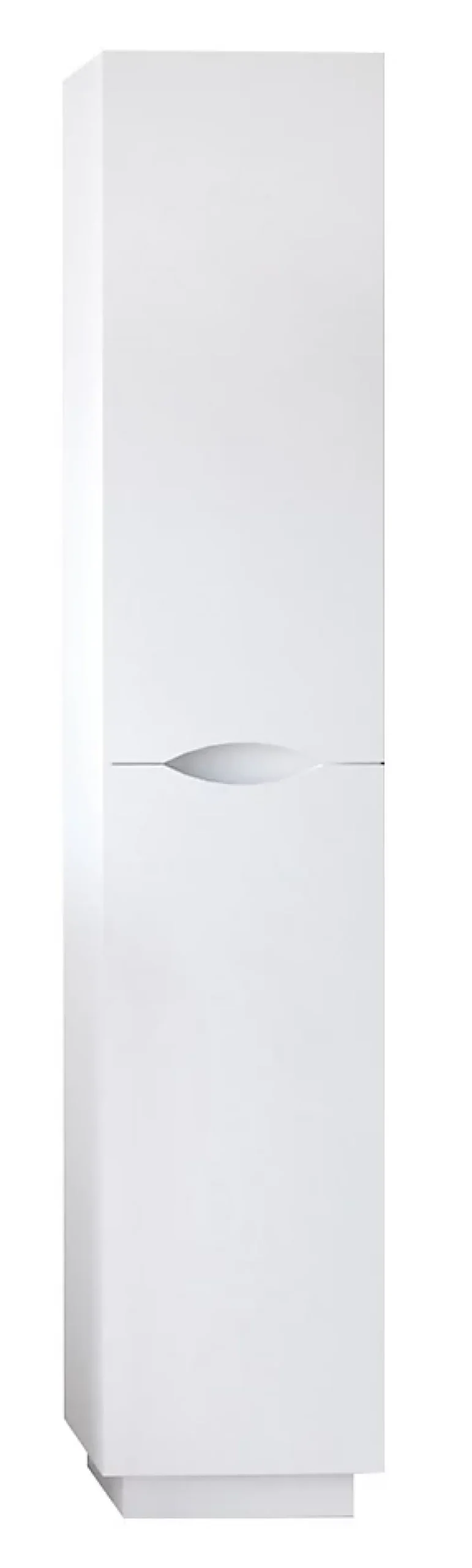 Colonne De Salle De Bains|Meuble De Salle De Bains Faible Profondeur|Ondee Colonne de salle de bains simple à poser H.180 x P. 30 x l.35 cm, blanc, Palermo
