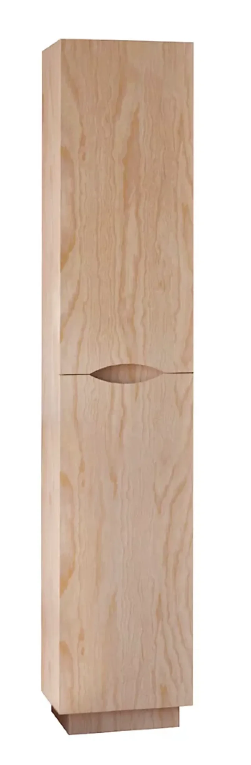 Colonne De Salle De Bains|Meuble De Salle De Bains Faible Profondeur|Ondee Colonne de salle de bains simple à poser H.180 x P. 30 x l.35 cm, décor bois, Palermo